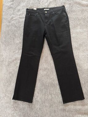 Levi's Black Straight-Leg Jeans